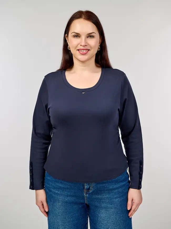 Лонгслив 1017 Размер 46-54 фото 1