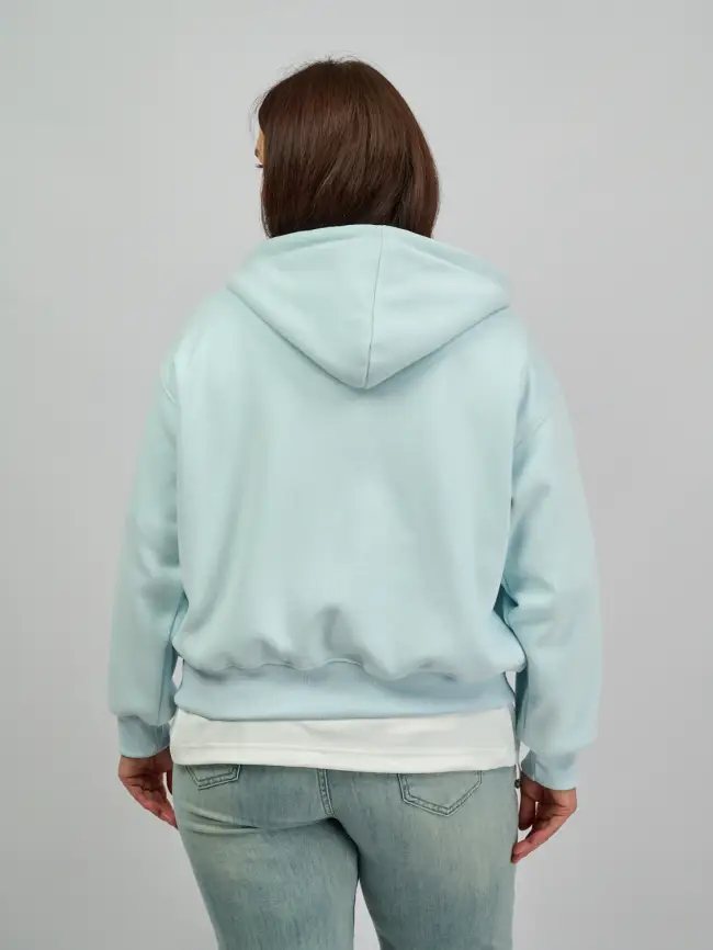 Худи зип утепленное 10 Размер 46-54 фото 12