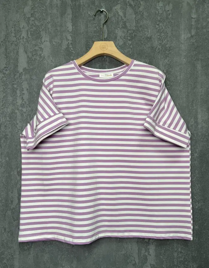 Футболка в полоску ЭттоПлюс 010-1 Размер 50-58 фото 42