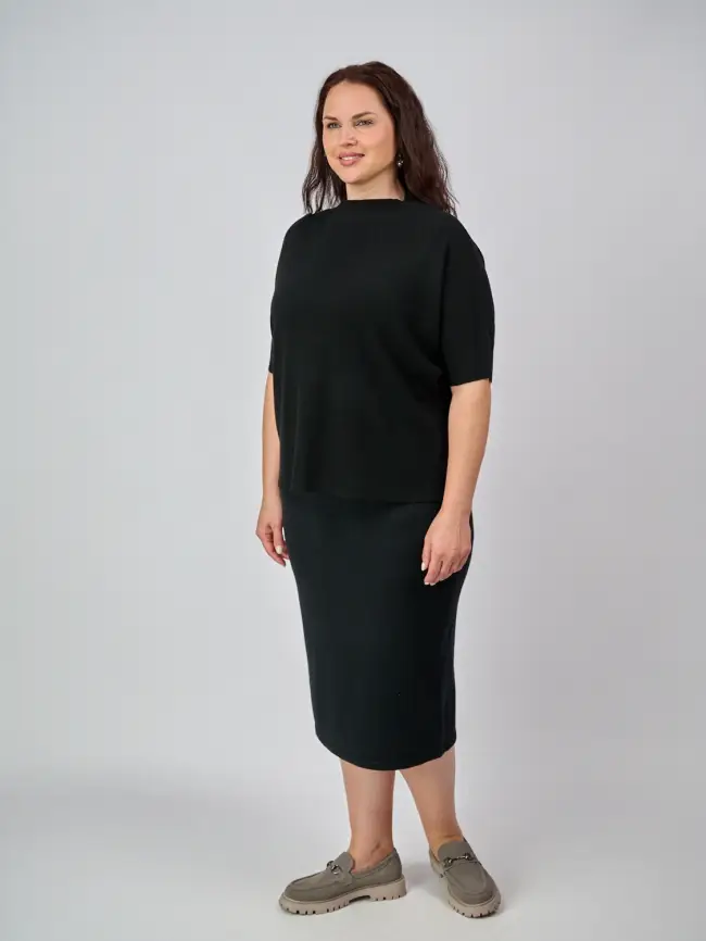 Джемпер короткий рукав ЭттоПлюс 707 Размер 50-58 фото 46