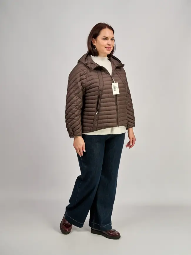 Куртка пуховая легкая 8184 Размер 48-58 фото 27