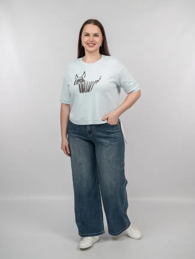 Футболка с принтом 95141 Размер 50-54 фото 13