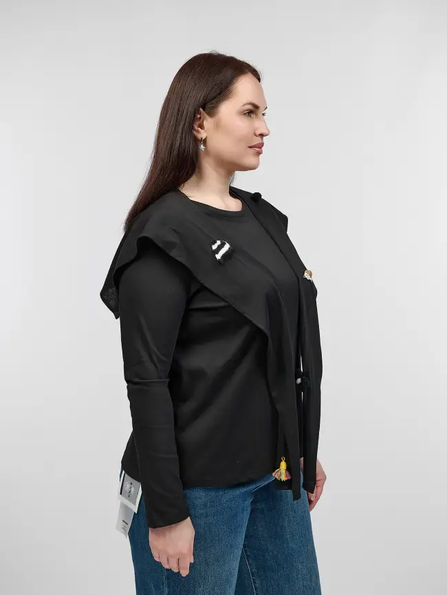 Лонгслив 0196 Размеры 46-56 фото 9