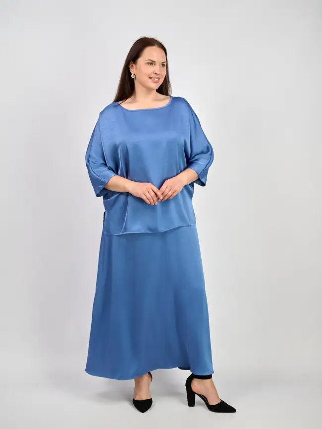 Юбка ЭттоПлюс 1001-2 Размеры 52-58 фото 21