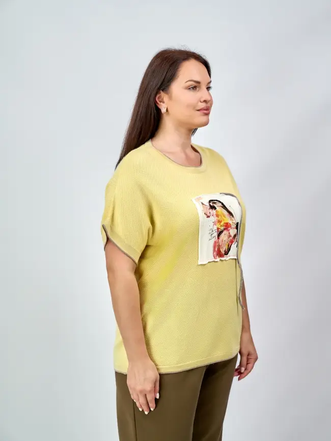 Кофта Квадрат 1001 Размер 52-58 фото 3