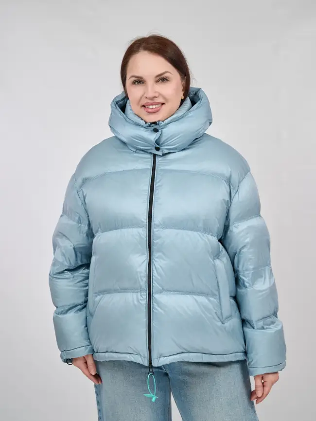 Пуховик зимний короткий 9903 Размер 50-58 фото 92