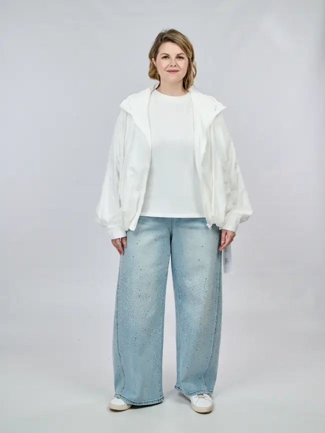 Ветровка облегченная с капюшоном 25185 Размер 52-58 фото 28