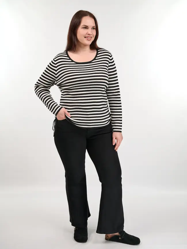 Джинсы клеш Бэст 36025 Размер 50-54 фото 21