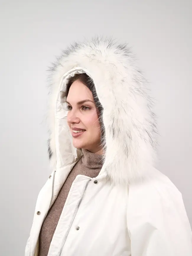 Пуховая куртка "Снежок" 8998 Размер 48-54 фото 4