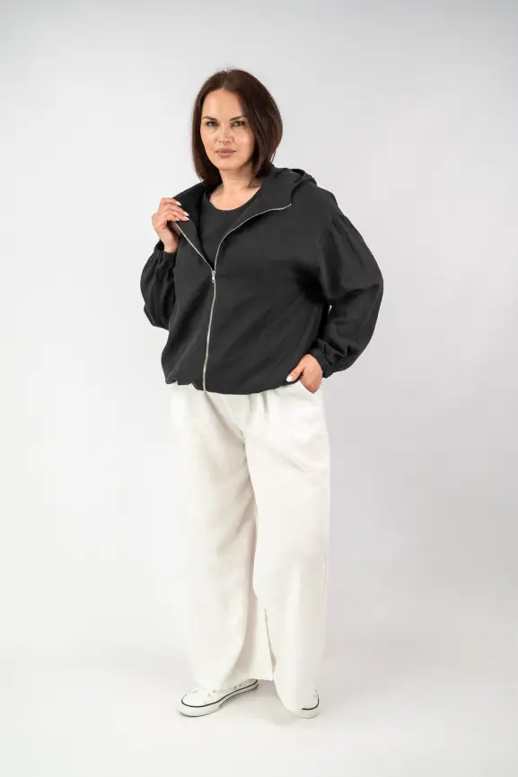 Бомбер лен 25016 фото 24