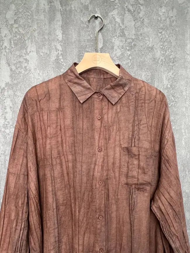 Рубашка-кардиган 2508 Размер 50-58 фото 11