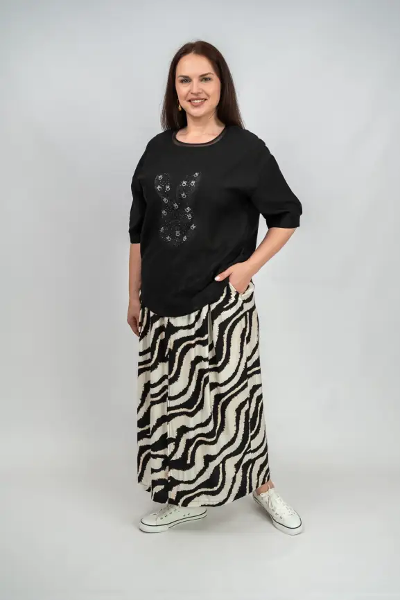 Юбка ЭттоПлюс 0023 Размеры 48-60 фото 4