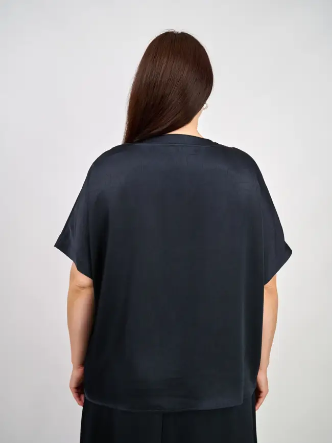 Блуза с v-вырезом ЭттоПлюс 1003 Размеры 50-58 фото 78