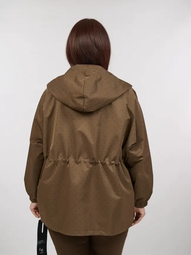 Ветровка со стразами 1633 Размер 50-58 фото 20