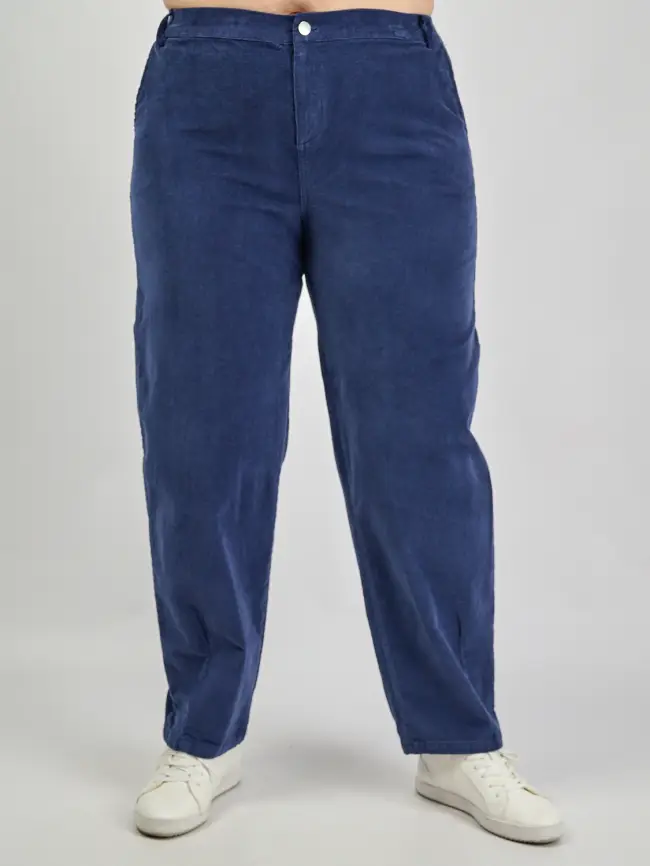 Брюки вельвет ЭттоПлюс 25271 Размеры 54-60 фото 8