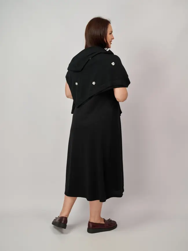 Платье с накидкой 23338 Размер 50-58 фото 15