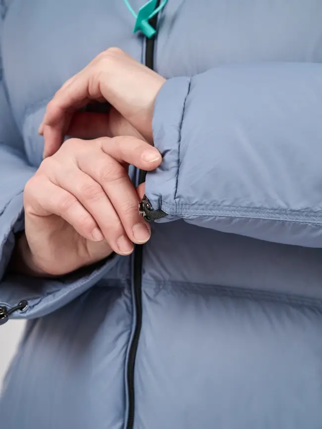 Пуховик зимний 9906 удлиненный Размер 50-60 фото 10