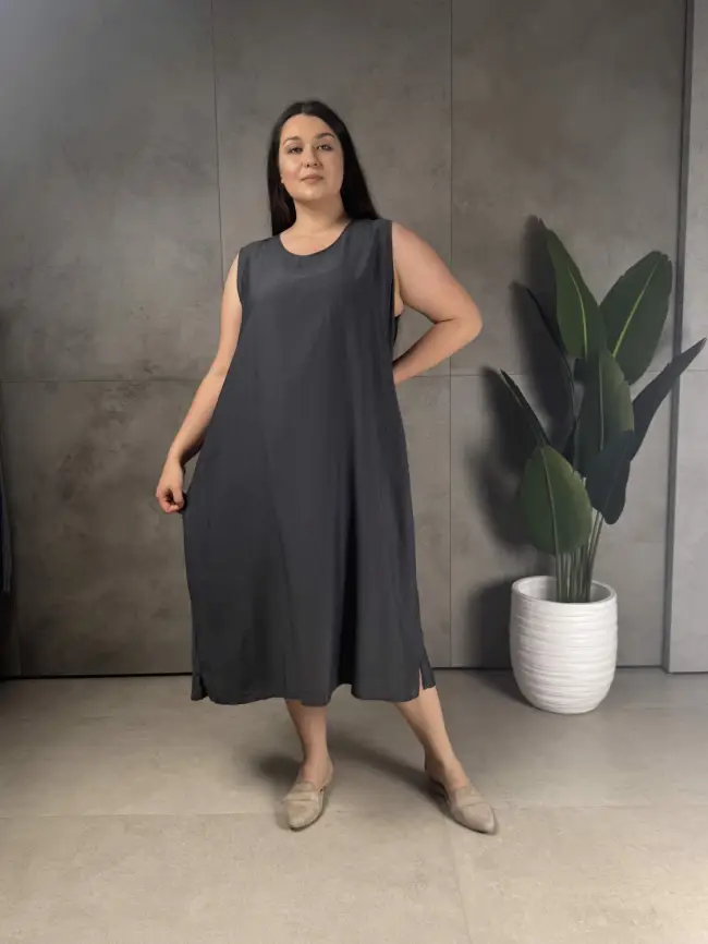 Сарафан ЭттоПлюс 047 размеры 52- 56 фото 54