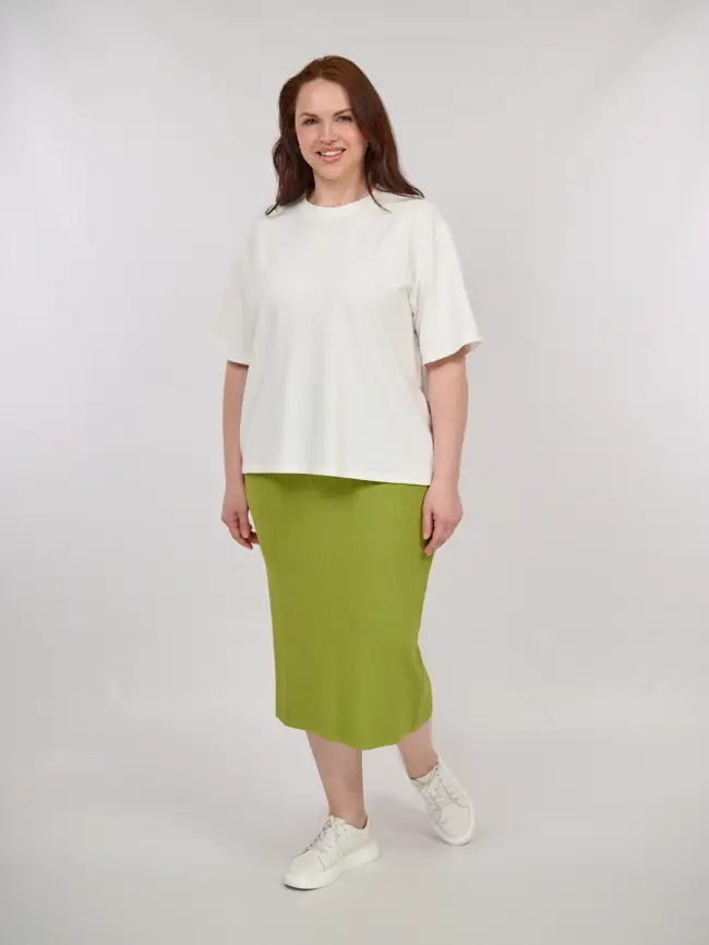 Юбка облегченная ЭттоПлюс 1026-1 Размер 48-56 фото 7