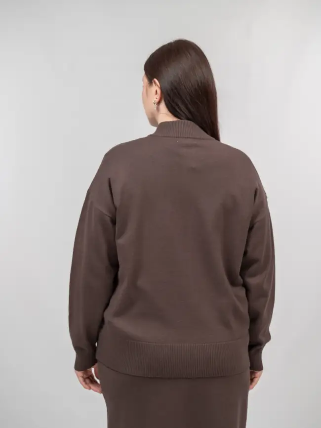 Кофта на молнии 25411 ЭттоПлюс Размер 50-58 фото 9