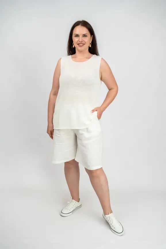 Топ трикотажный облегченный ЭттоПлюс 25108 Размер 50-60 фото 9