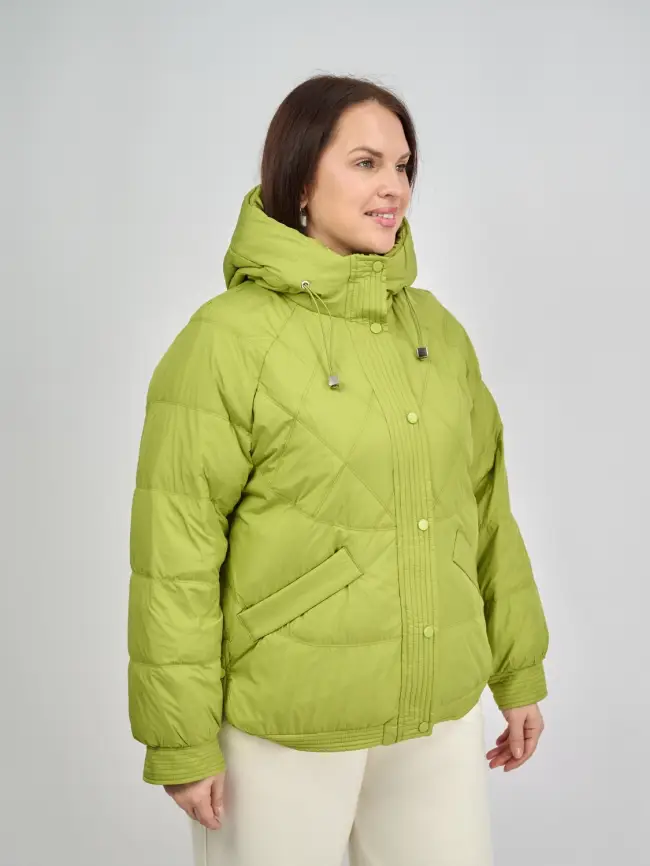 Пуховая куртка ЭттоПлюс 2553 Размер 48-54 фото 141