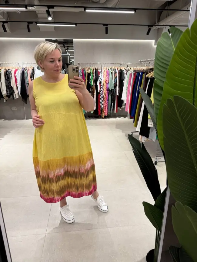 Сарафан ЭттоПлюс 026-3 размеры 52- 60 фото 2