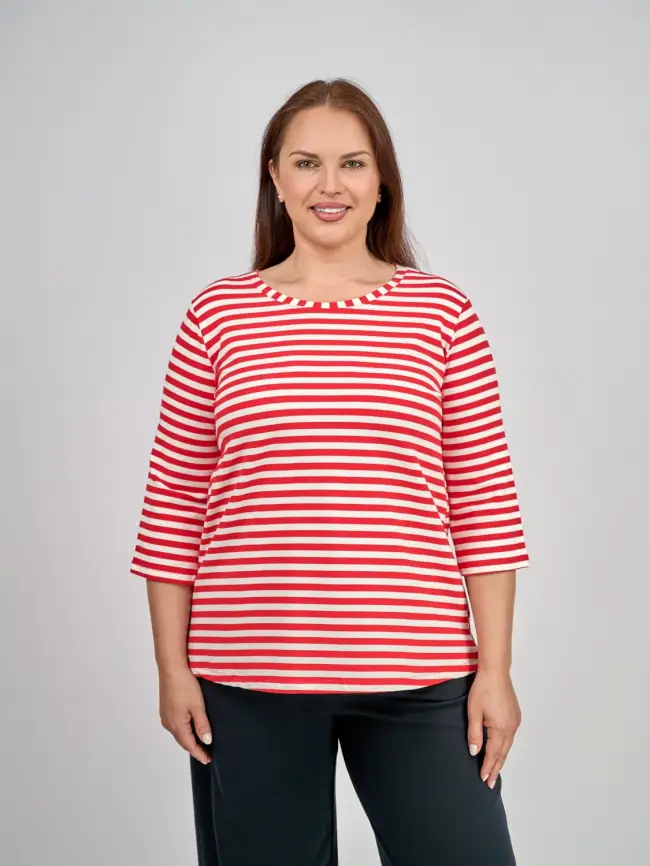 Лонгслив тельняшка ЭттоПлюс 33492 Размеры 52-58 фото 2