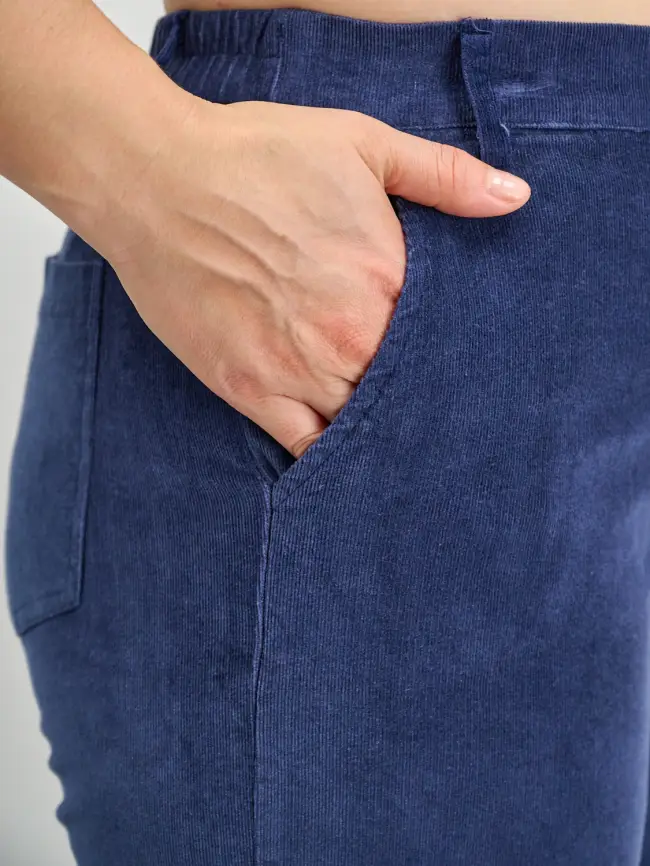 Брюки вельвет ЭттоПлюс 25271 Размеры 54-60 фото 11