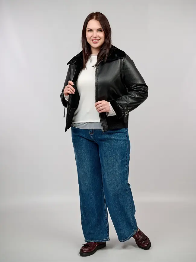 Дубленка 18702 Размер 48-54 фото 2