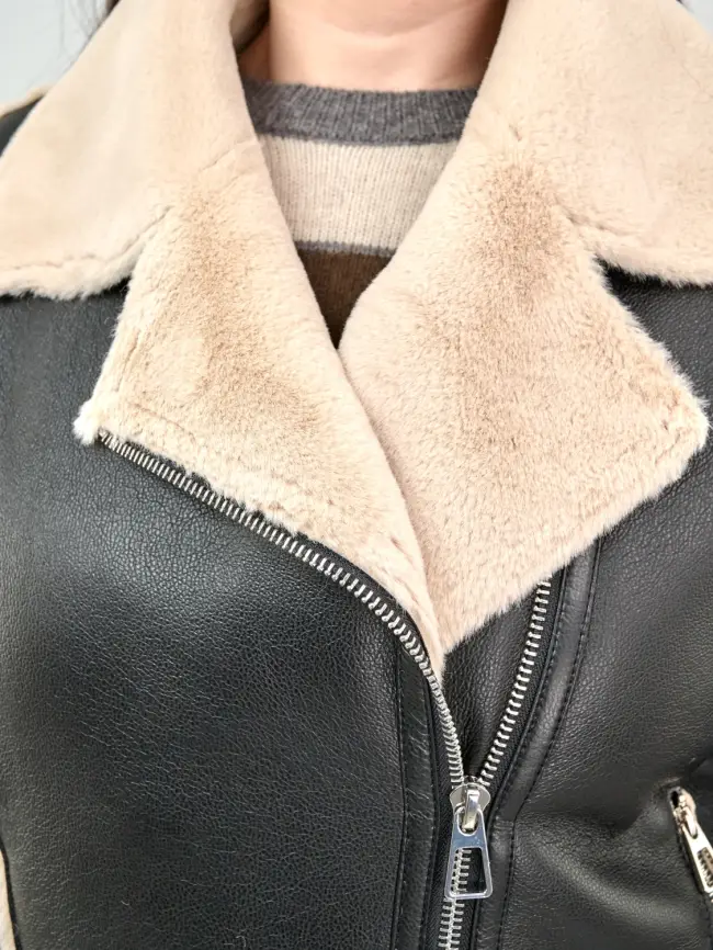 Дубленка авиатор 12105 Размер 46-54 фото 14