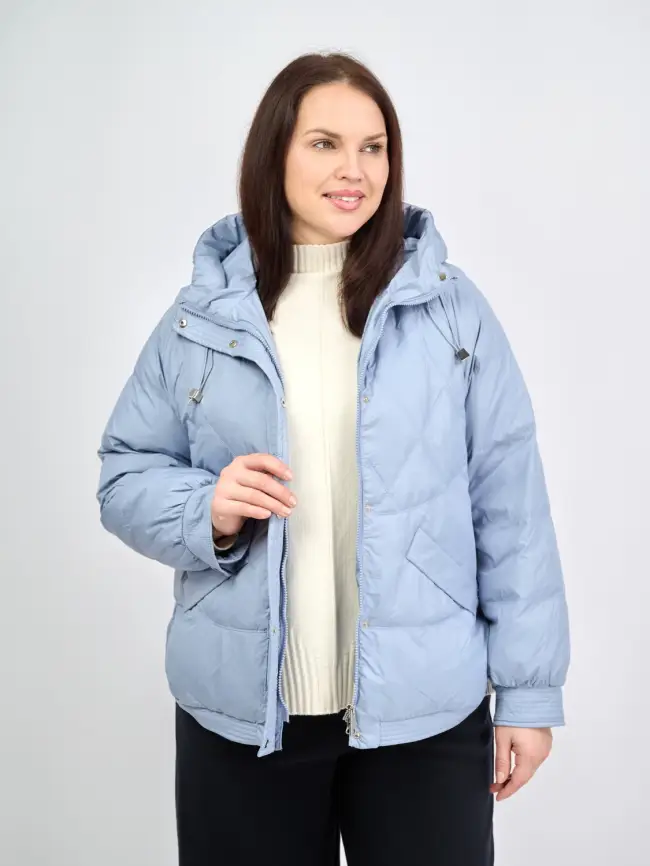 Пуховая куртка ЭттоПлюс 2553 Размер 48-54 фото 122