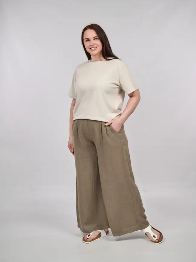 Палаццо лен Италия 7149-10 Размер 50-56 фото 16