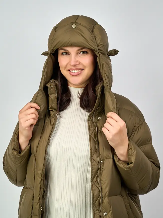 Пальто 3009 Размер 48-54 фото 3