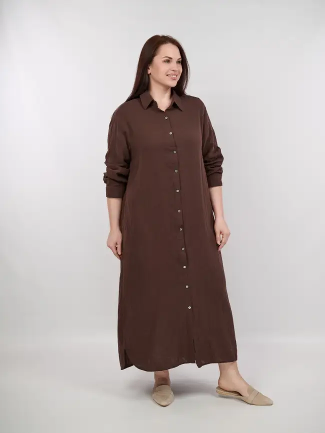 Платье рубашка ЭттоПлюс 261505 Размер 50-58 фото 28