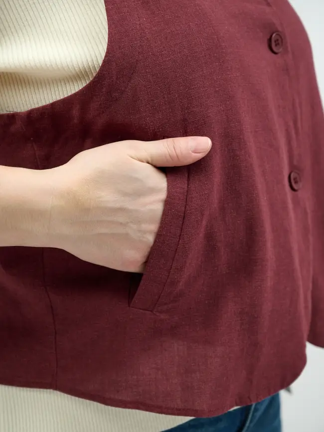 Жилет 25017 Размер 50-56 фото 56