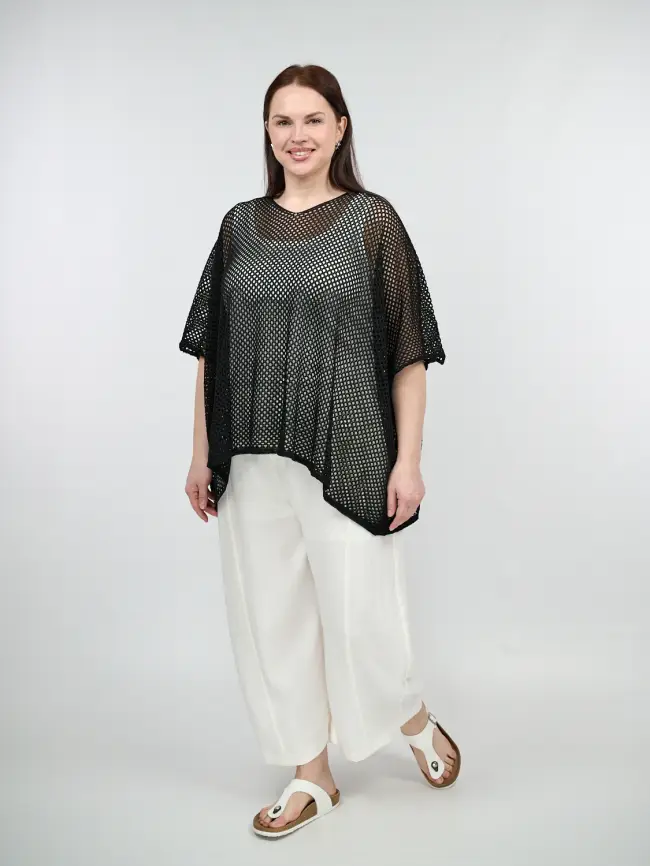 Брюки палаццо 38317 размер 54- 58 фото 23