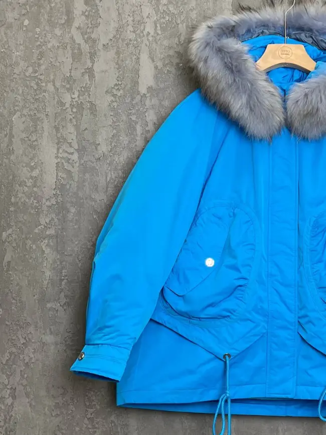 Пуховая куртка "Снежок" 8998 Размер 48-54 фото 26