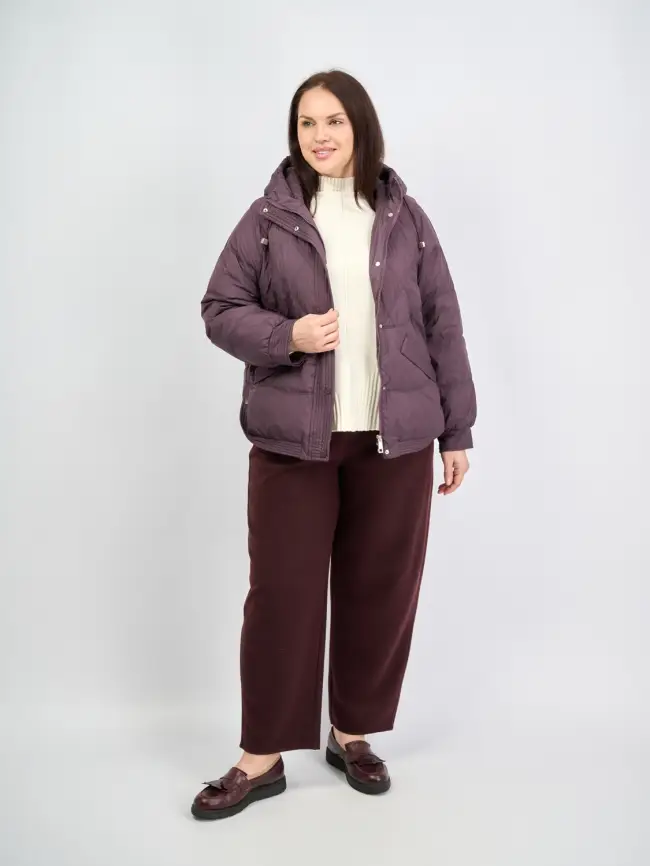 Пуховая куртка ЭттоПлюс 2553 Размер 48-54 фото 16