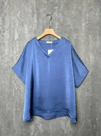 Блуза с v-вырезом ЭттоПлюс 1003 Размеры 50-58 фото 91