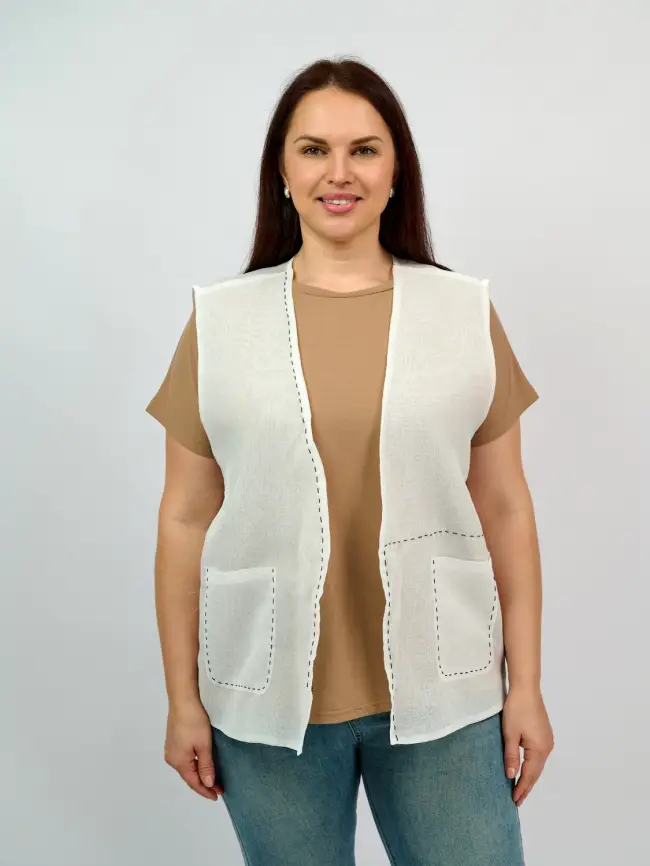 Жилет "Сетка" 9251 Размер 50-58 фото 1