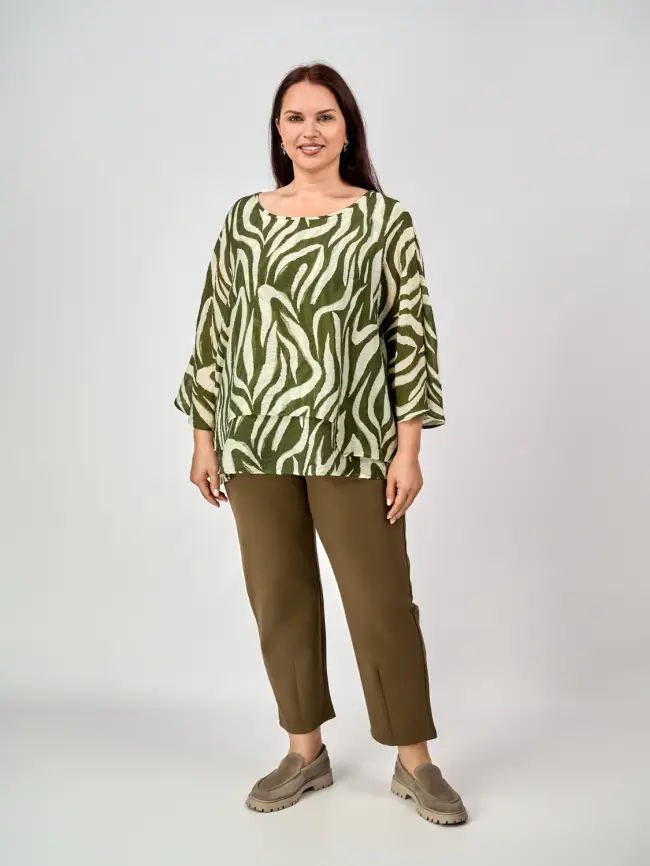 Блуза ЭттоПлюс 30059 Размер 50-58 фото 19