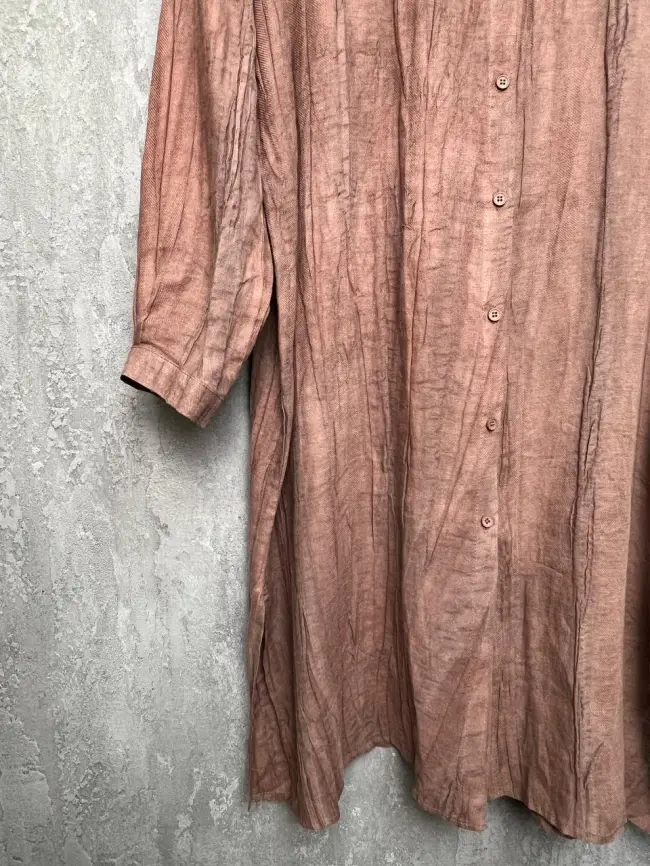 Рубашка-кардиган 2508 Размер 50-58 фото 13