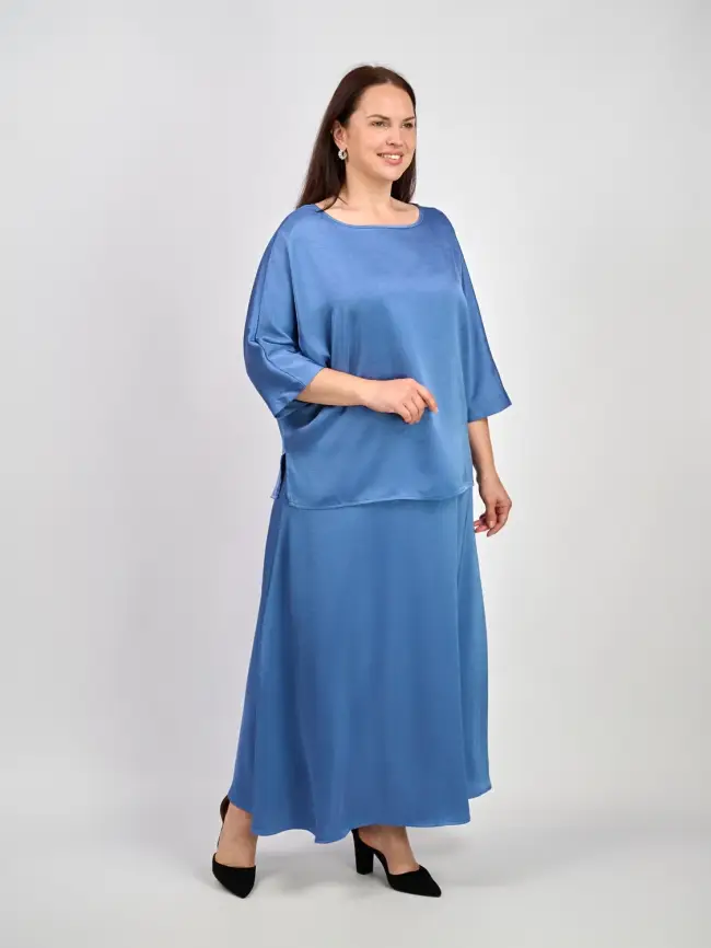 Блуза ЭттоПлюс 1005 Размер 50-58 фото 19