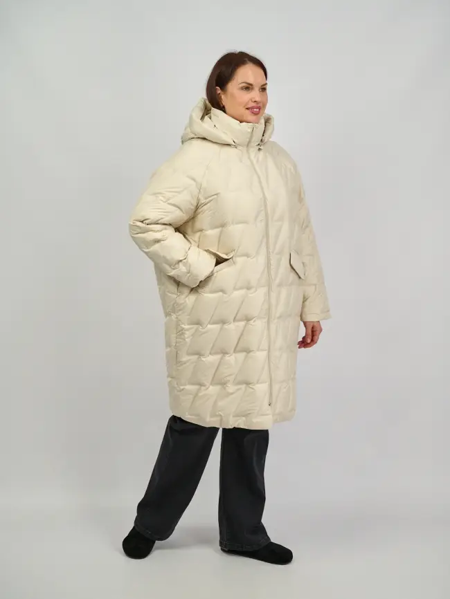 Пальто "Зиг-Заг" 6536 Размер 50-56 фото 19