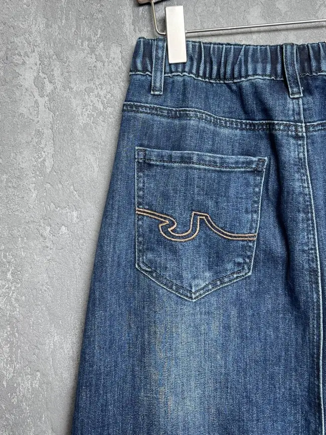 Юбка джинсовая 37305 Размеры 46-56 фото 5