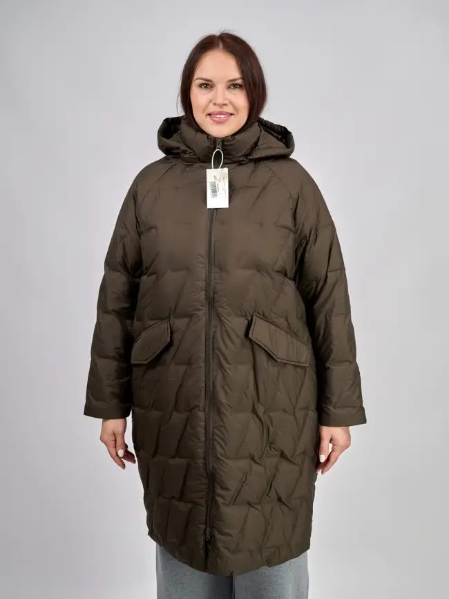 Пальто "Зиг-Заг" 6536 Размер 50-56 фото 32