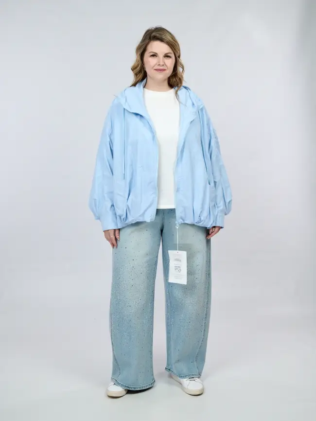 Ветровка облегченная с капюшоном 25185 Размер 52-58 фото 15