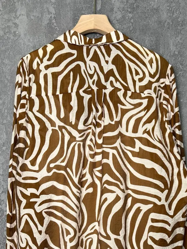 Рубашка с принтом ЭттоПлюс 33411 Размер 46-54 фото 8