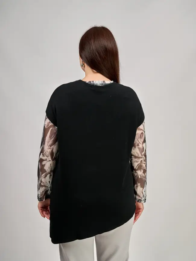 Жилет асимметрия 24339 Размер 52-58 фото 5